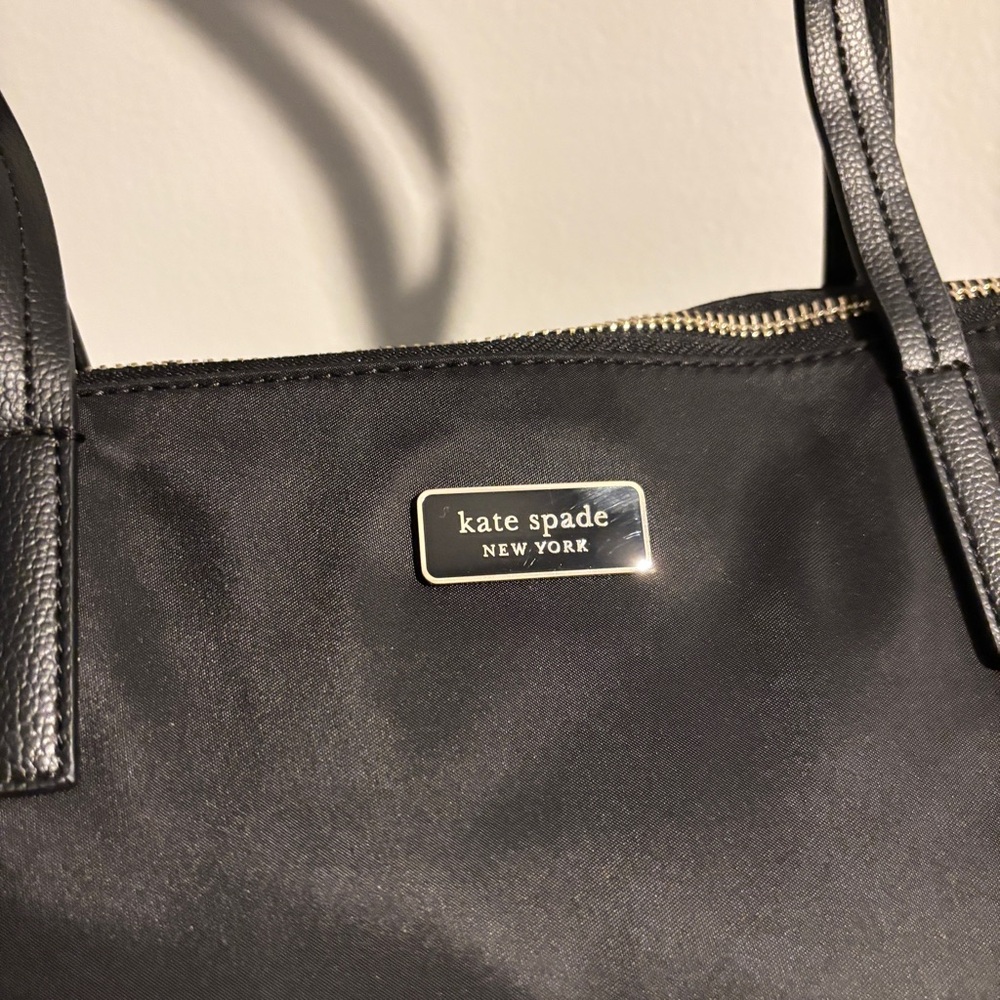 Kate Spade Black Nylon Tote
